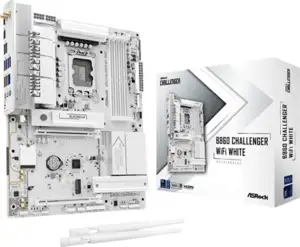 ASRock B860 Challenger WiFi White - motherboard - ATX - LGA1851 Socket - B860