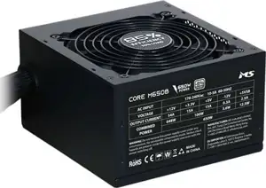 Napajanje MS Core M650B 650W 80+ ATX aktivni PFC 120mm ventilator, crno