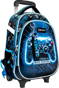 Ruksak školski s kotačićima XT Gamer Blue 26.Connect
