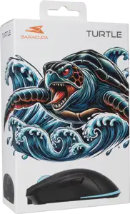 BARACUDA bežični gaming miš BGM-121 TURTLE 3.200dpi crni