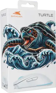 BARACUDA bežični gaming miš BGM-122 TURTLE 3.200dpi bijeli