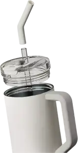Termo boca Xiaomi Straw Mug termoizolirana, bijela