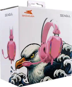BARACUDA gaming slušalice BGH-041 SEAGUL roze