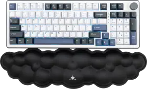 WHITE SHARK podloga za tipkovnicu KP-011 CUMULUS crna