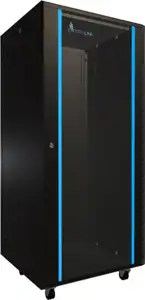Extralink Floor Cabinet 27U, 600x600, Black