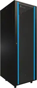 Extralink Floor Cabinet 37U, 600x800, Black
