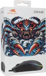 BARACUDA gaming miš BGM-111 CRAB 3.200dpi crni