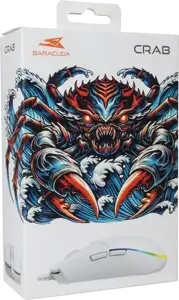BARACUDA gaming miš BGM-112 CRAB 3.200dpi bijeli