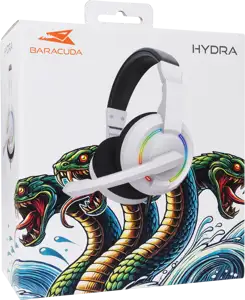 BARACUDA gaming slušalice BGH-021 HYDRA bijele