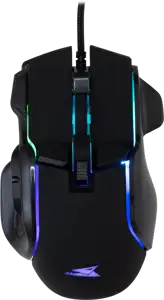 BARACUDA gaming miš BGM-071 PIRANHA crni 7.200dpi