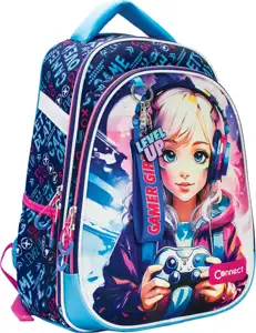 Ruksak školski anatomski lagan XT Gamer Girl 26.Connect