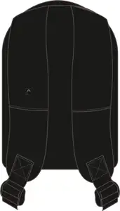 Ruksak školski-notebook anatomski Black Head 502024121