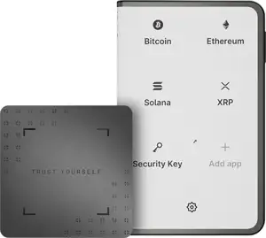 Ledger Stax with Ledger Recovery Key, Crypto hardware wallet, Graphite