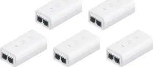 Ubiquiti POE-24-12W-G-WH, Gigabit PoE Injector, 24V 0,5A (12W), 5-Pack
