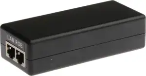 MikroTik OEM pasive Gigabit PoE adapter, 48V 0.5A (24W), grounded with ac cord