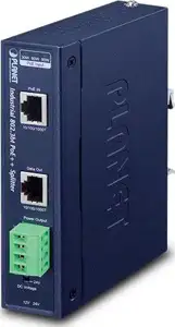 Planet Industrial Single-Port 10 100 1000Mbps 802.3bt PoE Splitter