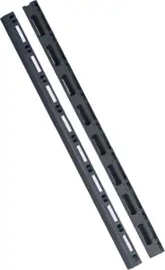 NaviaTec Cable Management Vertical 42U (1 pair), Black