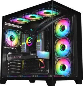 Kućište NaviaTec Seafarer Mid Tower ATX ARGB, crno