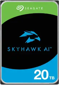 Seagate SkyHawk AI internal hard drive 20 TB 7200 RPM 512 MB 3.5