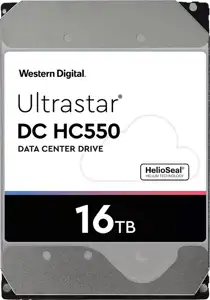 Western Digital Ultrastar DC HDD Server (3.5in 26.1MM 16TB 512MB 7200RPM SAS ULTRA 512E SE P3 DC HC550), SKU 0F38357
