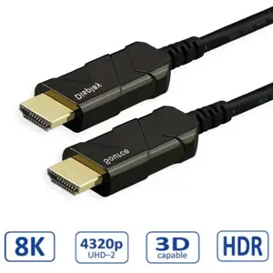 Roline HDMI 8K Ultra HD aktivni, optički kabel (AOC), M/M, 50 m