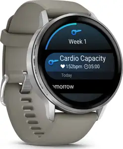 Pametni sat Garmin Venu 4 45mm AMOLED, Silver, 010-03014-01
