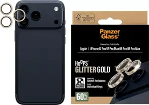 PanzerGlass Hoops Glitter do Apple iPhone 17 Pro/17 Pro Max/16 Pro/16 Pro Max złoty