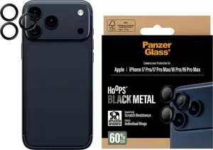 PanzerGlass Hoops do Apple iPhone 17 Pro/17 Pro Max/16 Pro/16 Pro Max crna