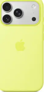 Apple iPhone 17 Pro Silicone Case with MagSafe neon yellow