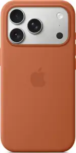 Apple iPhone 17 Pro Silicone Case with MagSafe terra cotta