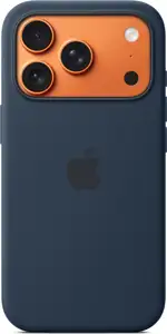 Apple iPhone 17 Pro Silicone Case with MagSafe midnight