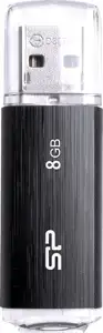 SILICON POWER Ultima U02 Pendrive USB flash drive 8 GB USB 2.0 (SP008GBUF2U02V1K) Black