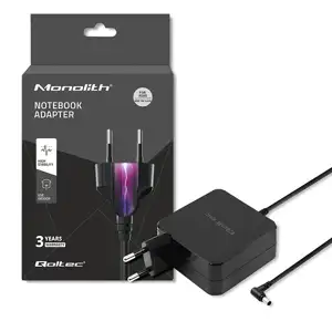 Qoltec 51745 power adapter/inverter Indoor 65 W Black