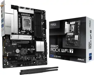 ASRock B860 Rock WiFi 7 - motherboard - ATX - LGA1851 Socket - B860