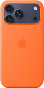 Apple iPhone 17 Pro Max Silicone Case with MagSafe orange