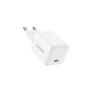 UGREEN zidni punjač 20W, 1×USB-C, GaN, bijeli