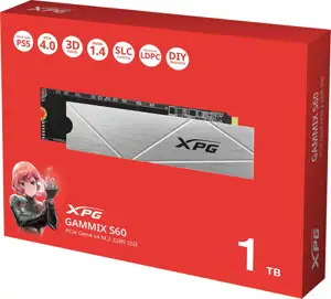 ADATA SSD XPG GAMMIX S60 - 1 TB - M.2 2280 - PCIe 4.0 x4 NVMe