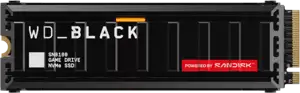 SanDisk 2TB WD Black SN8100 M.2 2280 PCI-e 5.0 NVMe 2.0 SSD drive with heat sink