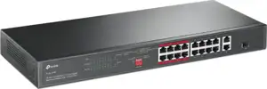 TP-Link 16-Port PoE+ Smart preklopnik (Switch), 24×10/100M, 2×G-LAN, 1×G SFP (250W)