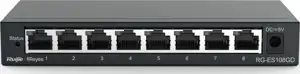 Ruijie switch 8-port Smart Cloud Unman. RG-ES108GD8 Gigabit RJ45 Ports ,Steel Case