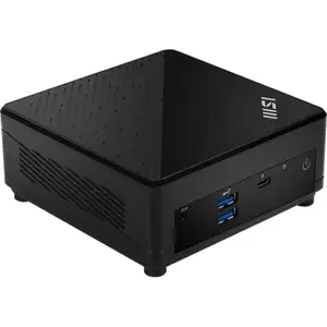 Mini desktop PC MSI Cubi 5 1M-440BEU / Core 3 / 8GB DDR5 / 512GB SSD / WiFi 6E + BT 5.3 / 1x2.5Gbps + 1x1Gbps / Windows 11 Home (black)