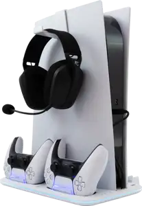 WHITE SHARK PS5 hladnjak + 2 stalak za punjenje PS5-DZ504 KIMURA 2 bijeli