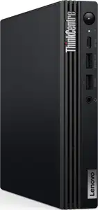 Lenovo ThinkCentre M70q Gen 5 Intel® Core™ i3 i3-14100T 8 GB DDR5-SDRAM 256 GB SSD Windows 11 Pro Mini PC Black
