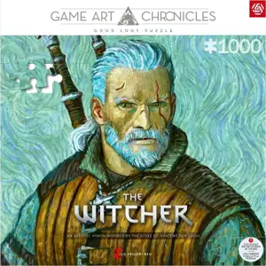 Good Loot Game Art Chronicles Puzzle: The Witcher Geralt & Vincent van Gogh (1000 elements)