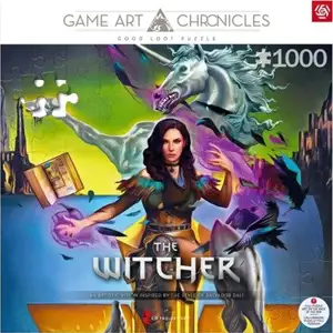 Good Loot Game Art Chronicles Puzzle: The Witcher Yennefer & Salvador Dali (1000 elements)