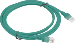 PATCHCORD KAT.5E UTP 2M ZIELONY FLUKE PASSED LANBERG 10-PACK