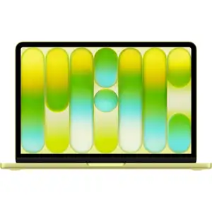 Apple MacBook Neo A18 Pro chip with 6-core CPU and 5-core GPU, 8GB, 512GB SSD, Touch ID - Citrus
