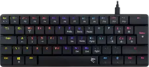 WHITE SHARK gaming tipkovnica GK-006112 NAGAMAKI crna / smeđi sw