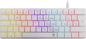 WHITE SHARK gaming tipkovnica GK-006112 NAGAMAKI bijela / crveni sw