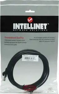 Intellinet Cat5e, CCA, U/UTP, PVC, RJ45, 2m, crni